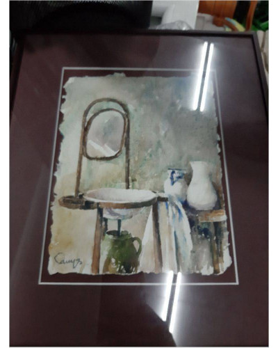 CUADRO LAVABO ANTIGUO