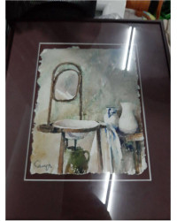 CUADRO LAVABO ANTIGUO