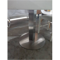 MESA COMEDOR REDONDA BCA.