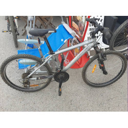 BICICLETA ROCKRIDER GRIS 