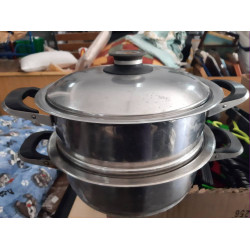OLLA VAPOR CON TAPA