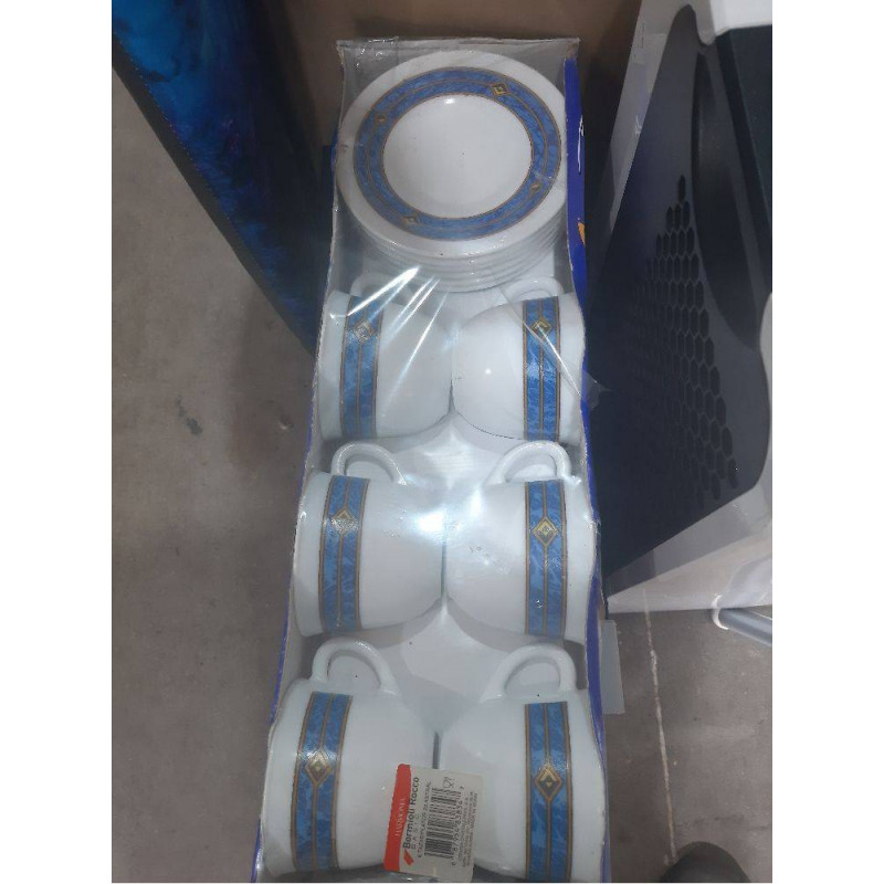 LOTE 6 TAZAS + 6 PLATOS 