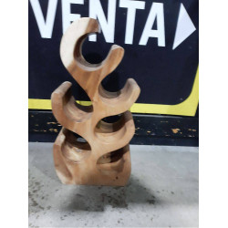 BOTELLERO MADERA  6 BOTELLAS